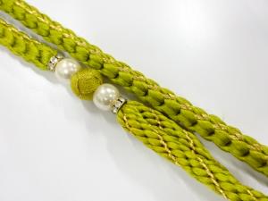 未使用品　正絹　振袖用　手組帯締め